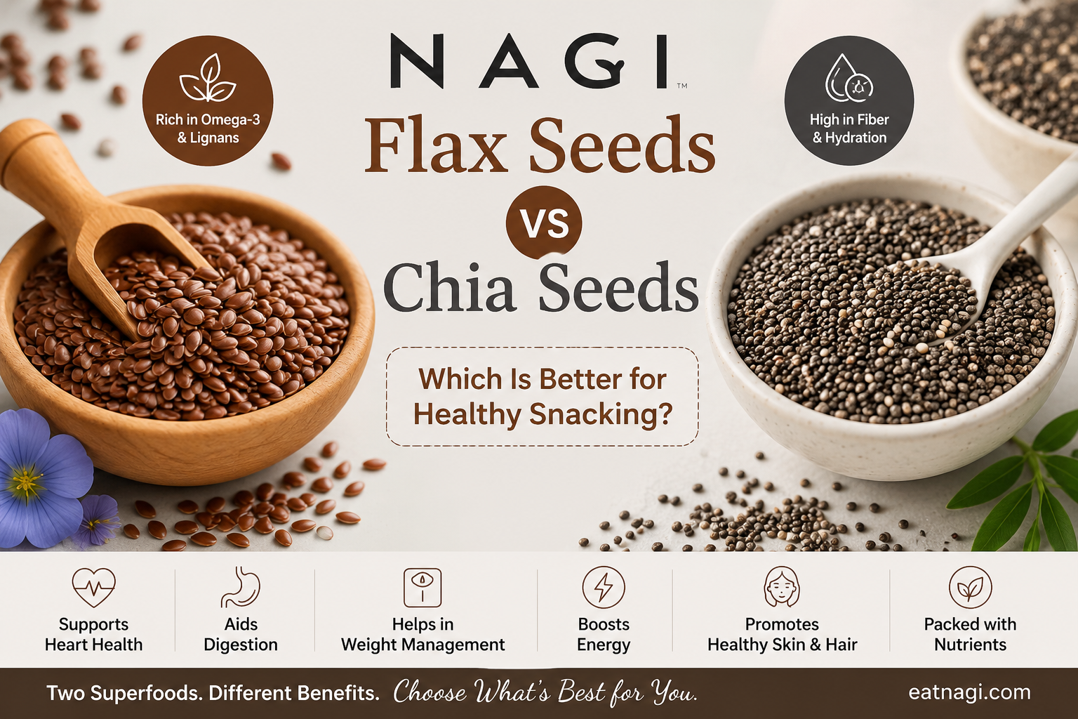 Flax Seeds vs Chia Seeds: Which Is Better for Healthy Snacking?